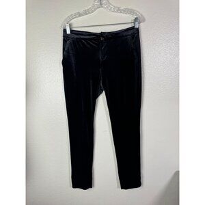 Banana Republic Black Velvet Trousers